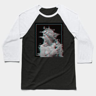 Glitch Statue Baseball T-Shirt